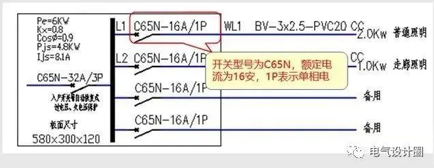 怎么看照明系统图和照明平面图?