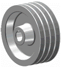 普通V带轮的常见结构