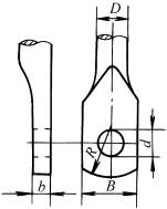 锻造结构设计：圆钢锤扁端部尺寸